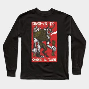 KRAMPUS IS COMING Long Sleeve T-Shirt